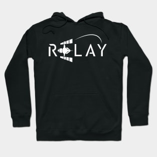 Relay Logo - White Hoodie